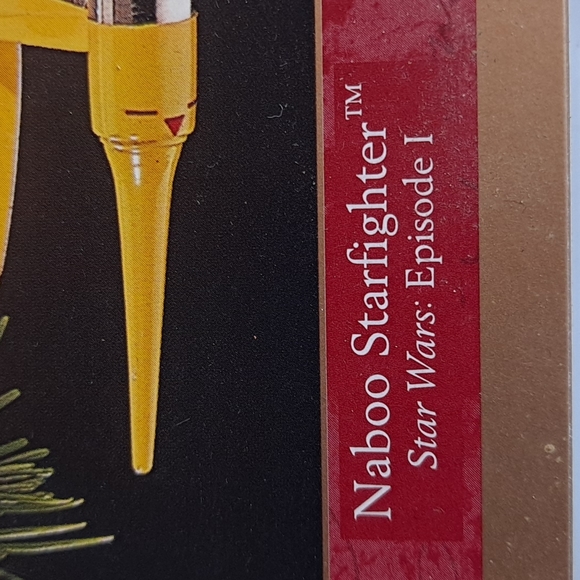 Hallmark Naboo Starfighter Christmas Ornament - Picture 2 of 11